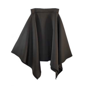 Black Sharp Midi Skirt (L)