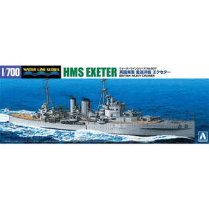 Aoshima 06754 HMS Exeter British Heavy Cruiser 1:700 Model Kit