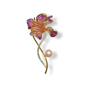 Twilight Violet Brooch
