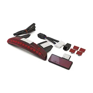 Doss Chopped Fender Edge LED Taillight With Red Lens For Harley Davidson 2014-2020 Sportster 883N, 1200V And 1200X Models (77499)