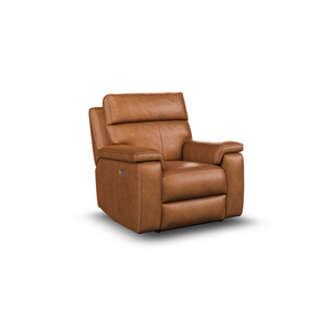 Selby Power Recliner Armchair in Virgo Cognac Leather