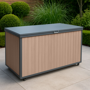 Maze - Aluminium Storage Box - Wood Effect