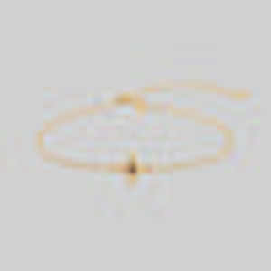 CRIMSON. Fleur de Lis Garnet Bracelet - Gold