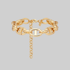 XAVIER. Chunky Link Bracelet - Gold