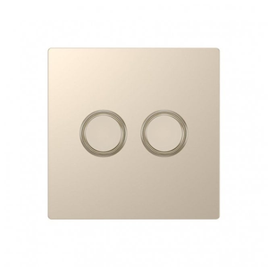 DE036CGS Screwless 2G 2W 250W Intelligent Dimmer in Champagne Gold