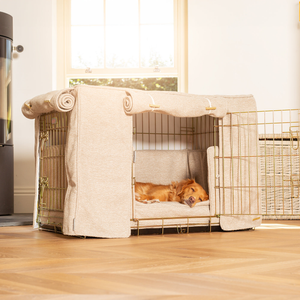 Dog Crate Set In Essentials Herdwick Sandstone by Lords & Labradors