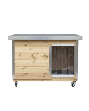 Benchmark Kennels Premium Timber Dog Cabin - 77 x 122cm