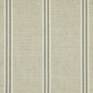 ANTE DECOR Latham Printed Cotton Stripe Fabric Beige