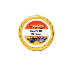 Personalised Hot Wheel Chocolate Coins (15Pk)