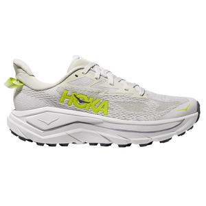 Hoka Womens Challenger 8 - White/Neon Hoka Citrus - Trail - AW25