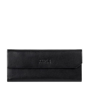 Foldable Black Leather Glasses Case - The Riddle Of The Sands (one size)