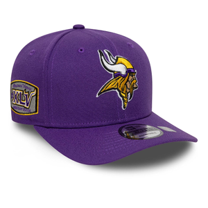 Minnesota Vikings NFL Patch Purple 9SEVENTY Stretch-Snap Adjustable Cap