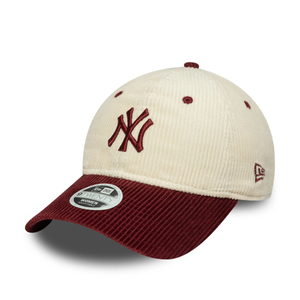 New York Yankees Womens MLB Block Cord Cream 9TWENTY Adjustable Cap