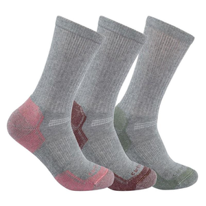 Midweight Cotton Blend Crew Sock 3-Pack