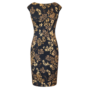 Pippa Shift Dress In Golden Blossom (XS/S)
