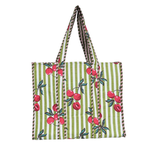 The Summer Fruits Cherry In Green