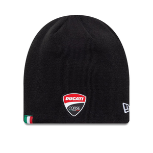 Ducati Corse Rubber Motor Logo Black Beanie