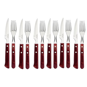 Tramontina - Churrasco Spanish Cutlery Set Red 12pce