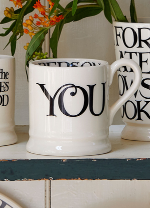 Black Toast You 1/2 Pint Mug