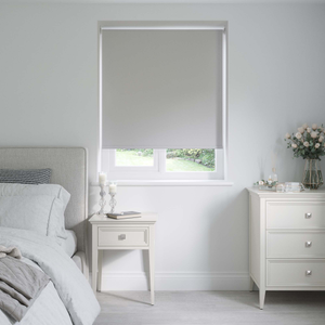 No Drill Nairn Mist Grey Roller Blinds