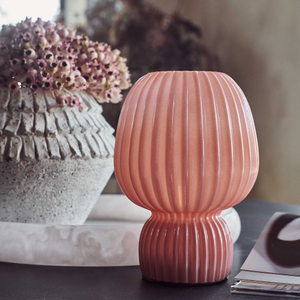 Finley Portable Table Lamp, Pink