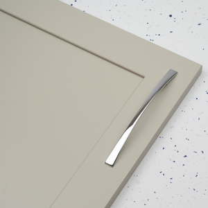 Polished Chrome Slim Bow Handles with 128mm or 160mm Centres - 160mm Handle