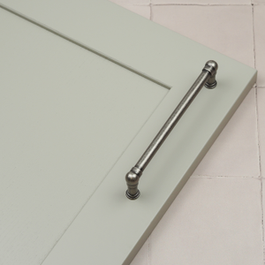 Pewter Industrial Cupboard Pipe Handle in 3 Sizes - 160mm Handle