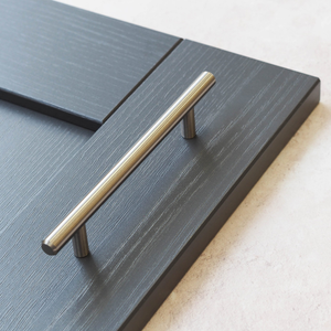 128mm Brushed Nickel Kitchen Cabinet T Bar Handle
