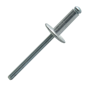 Large Flange Rivet Aluminium 4.8 x 16mm Pack of 100