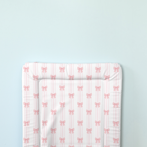 Standard Changing Mat - Pink Bows