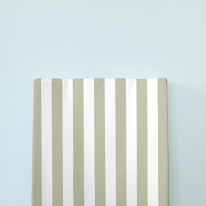 Anti Roll Changing Mat - Green Stripe
