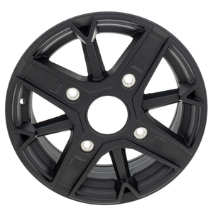 Polaris 1525394-458 Front Rim 14X5.5 No Mach Matte Black