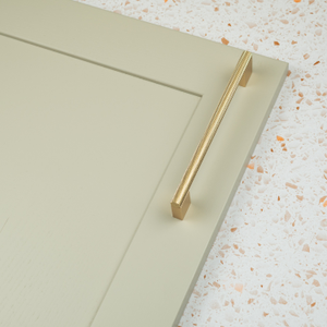 Light Brass Knurled Cabinet Boss Bar Handle & T Bar Pull - 160mm Handle