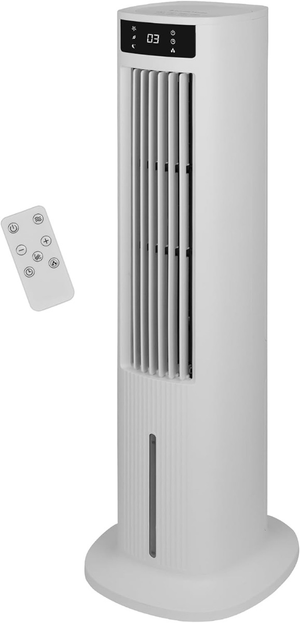 Russell Hobbs RHCLT5L Tower Fan Oscillating 2-in-1 Air Cooler + 5L Humidifier