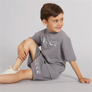 NICCE Boys T-Shirt And Shorts Co-Ord Set Grey