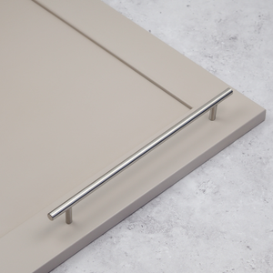 Brushed Nickel Cabinet Bar Handle with 256mm Centres