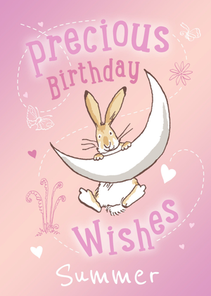 Guess How Much I Love You Precious Birthday Wishes Card