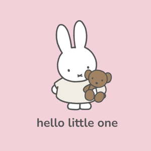 Moonpig Miffy Hello Little One New Baby Card