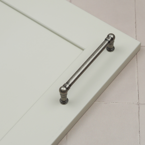 Pewter Industrial Cupboard Pipe Handle in 3 Sizes - 128mm Handle