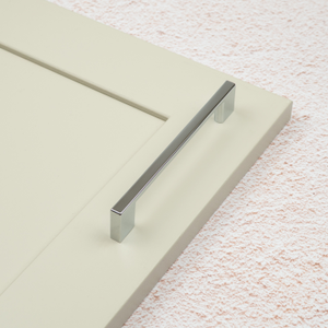 Polished Chrome Slim Square Cabinet Handles 128mm & 320mm - 128mm Handle