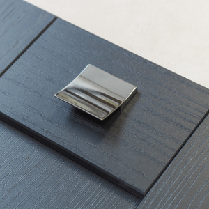 Polished Chrome Square Flick Modern Cabinet Pull Handle with 32mm Centres