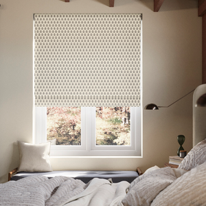 Emily Bond Jaipur, Charcoal - Roman Blind