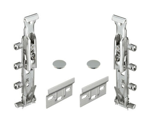 Traser 6 Concealed Cabinet Hanger Set Rapid Fitting Cover Caps & Wall Plates