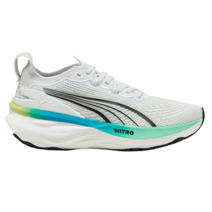 Puma Womens ForeverRun NITRO 2 - Puma White/Mint Melt - Stability - AW25