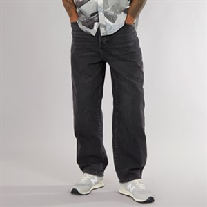 ONLY & SONS Mens Fade Loose Jeans Dark Grey Denim