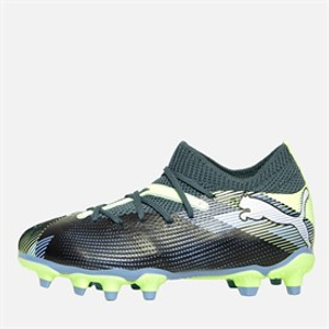 Puma Junior Future 7 Match FG/AG Firm/Artificial Ground Football Boots Gray Skies