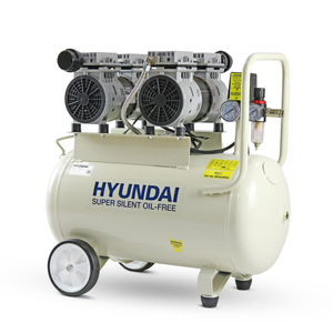Hyundai 1500W 50L Oil Free Low Noise Portable Electric Air Compressor