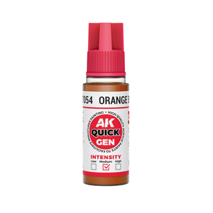 AK Interactive Quick Gen 17054 Orange Brown 18ml Acrylic Paint