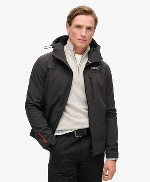 Giacca softshell Trekker con cappuccio in tessuto ripstop