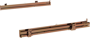 Neff Z1608CX0 1 pair of level independent telescopic shelf rails